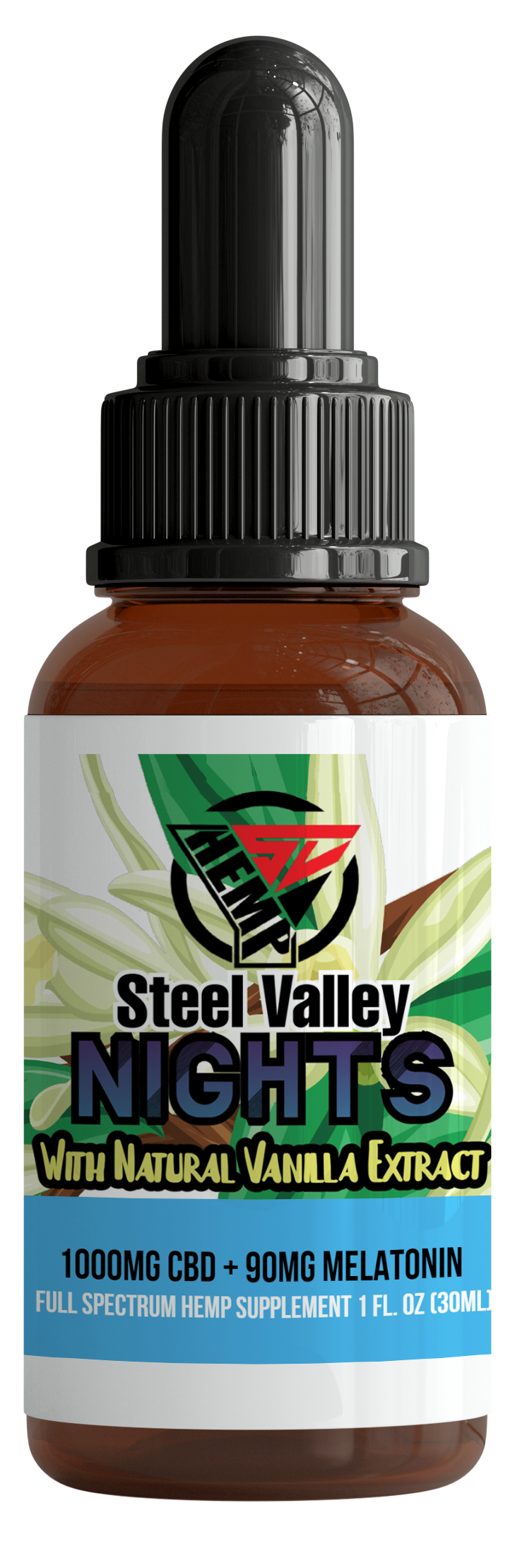 Steel Valley Hemp Nights Full Spectrum 1000mg + Melatonin