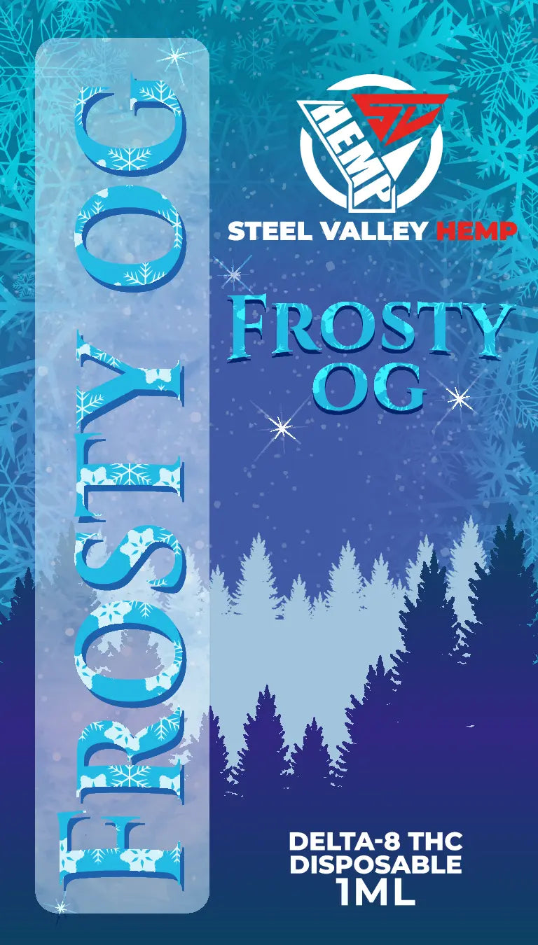 SVH Vape Delta 8 THC Disposable Sativa Frosty OG